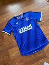 Rangers Jersey 2020 2021 Home MEDIUM Shirt Castore picture