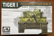 Tiger I Ausf. E Early Sd.Kfz181  1/48 Scale AFV Club Unassembled Kit#AF48002 picture