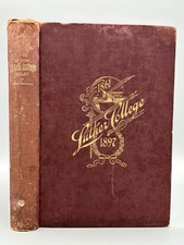 1861-1897 Luther College Book Printed in Decorah Iowa in 1897 in DANISH picture