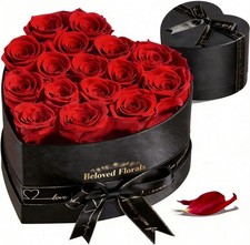 16 Preserved Flowers Rose in a Box, Gifts for Women Mom Her Wife on Mothers .... picture