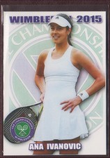2015 ANA IVANOVIC #1 GORGEOUS * WIMBLEDON* Tennis card 1/100 picture