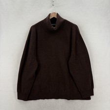 Naadam Sweater Womens 2X Brown Cashmere Turtleneck Relaxed Knit Long Sleeve Soft picture