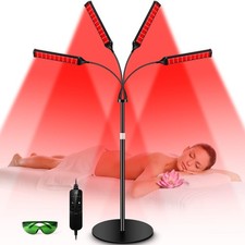 Viconor Red Light Therapy Lamp,4 Head Infrared 4 Head, Black picture