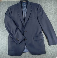Peter Millar Men's Navy Wool Sportscoat Blazer Size 42 Made in Canada picture