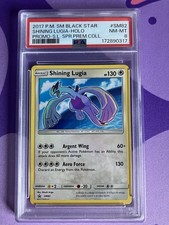 Pokémon Shining Lugia SM82 Black Star Promo Holo PSA 8 SM Black Star picture