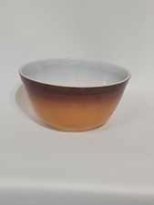Vintage Pyrex FlameGlo Orange Red Ombre Nesting/ Mixing Bowl #402, 1 1/2 Qt picture