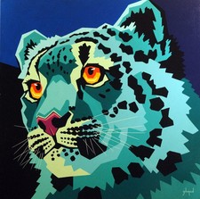 Schim Schimmel, Line of Sight, Original Acrylic on Canvas Painting - 2010 picture