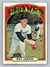 1972 Topps #675 Pat Jarvis Atlanta Braves High Number Vintage Card VG-EX picture