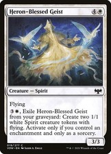 Heron-Blessed Geist Foil Innistrad: Crimson Vow 19 NM MTG picture