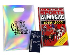Grays SPORTS ALMANAC With Blast From The Past Bag & Receipt Book Movie BTTF picture