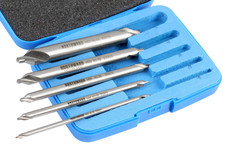 Accusize 3560-1001 HSS M2 Long Series Center Drill Set 5 Pc #1–#5 4