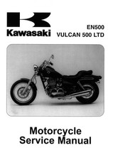 1996-2005 Kawasaki EN500 Vulcan 500 LTD Service Shop Repair Manual picture