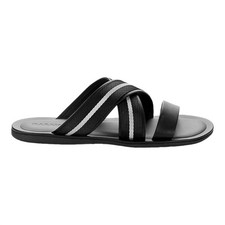 Bally Men's Sasha 6234150 Slide Sandals Black picture