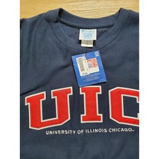 Champion Reverse Weave UIC Sweatshirt Mens 2XL University Illinois Chicago NWT picture