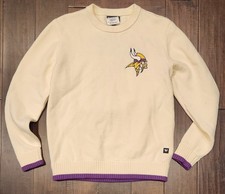 Women's Minnesota Vikings Oversized Knit Sweater Sz Small - The Wild Collective picture