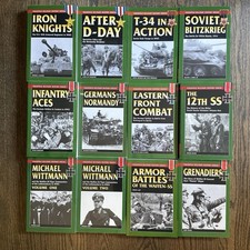 Stackpole Military History Book Lot of 12 German, Michael Wittmann, Iron Knights picture