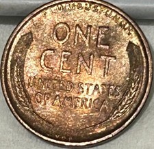 Stunning Red & Brown Borderline Uncirculated 1909 VDB cents (make sense) picture