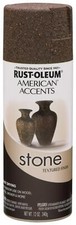 Rust-Oleum 238324 Stone Creations Spray, 12 oz, Mineral Brown picture