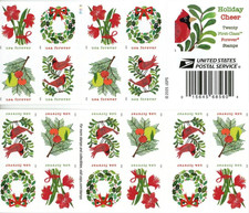 US Holiday Cheer/Collection - A total of 100 stamps picture