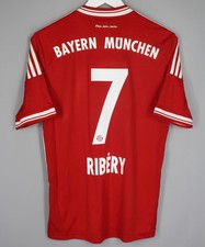 BAYERN MUNICH 2013 2014 HOME FOOTBAL SHIRT SOCCER JERSEY ADIDAS SIZE S #7 RIBERY picture