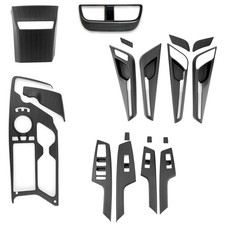 5 Sets Matte Wood Grain Interior Decoration Cover Trim Kit For Kia EV6 2022-2024 picture