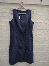 NEW Talbot's Refined Denim Dress Women's Size 16 Petites picture
