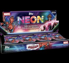 Topps Neon Disney Marvel 2026 Sealed Trading Card Hobby Pre-Order  picture