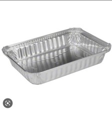 Handi-Foil HFA206130 Aluminum Oblong Shallow Pan 1 1/2 lb 8-19/32 X 6x 1-1/4 500 picture