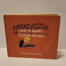 Vintage 1971 Play It Again Charlie Brown Hardcover Book First Printing Peanuts picture
