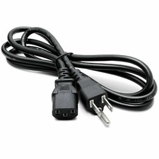 6FT COMPUTER POWER SUPPLY AC CORD CABLE WIRE FOR HP DELL ACER SAMSUNG AND MORE picture
