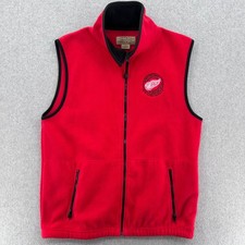Vintage Detroit Red Wings 1997 Training Camp Hockey Fleece Vest Sz Small picture