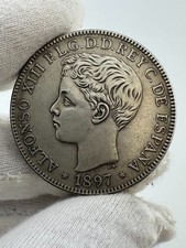 Islas Filipinas Coin 1897 UN PESO picture