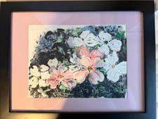 Joan Snyder (b. 1940) Original 2004 Unique Monoprint with Watercolor - Signed picture