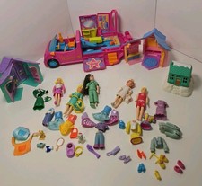 Huge 1995-2001 POLLY POCKET Bluebird Lot Car, Dog Houses, Dolls, Clothing, Shoes picture