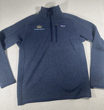 Patagonia Men's Better Sweater 1/2 Zip Fleece Pullover Blue Medium Work Shirt picture