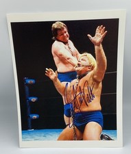 Greg The Hammer Valentine Signed Photo WWF Wrestling Photo WWE  Roddy Piper picture