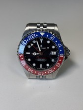 Steinhart Ocean One GMT BLUE-RED  39mm Automatic Men Diver Watch Pepsi picture