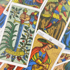 Tarot of Marseille Deck - 78 Cards 10.3×6cm (4×2.4in) Classic Oracle Cards picture