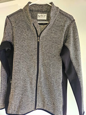 MNY Marc New York Andrew Marc Women's Herringbone Full Zip Track Jacket L picture