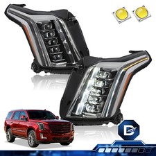 For 2015-2020 Cadillac Escalade FULL LED Projector Headlights Assembly LH+RH picture