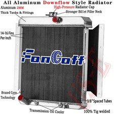 CC6169 3 Row Aluminum Radiator Fit 1961-1969 1965 Dodge D100 Pickup 5.2L V8 AT picture
