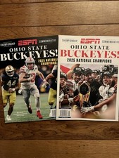 NEW ESPN Ohio State Buckeyes 2025 National Champions Magazines picture