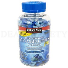 Kirkland Signature Extra Strength Rapid Release Acetaminophen Pm 500Mg 375 Count picture