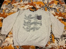 VINTAGE 90s UMBRO ENGLAND SOCCER FUTBALL NATIONAL TEAM UK Rare SWEATSHIRT XL picture