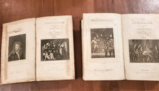 The Spectator 1826 Two Volumes Leather set - Read picture