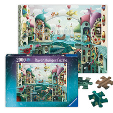 Ravensburger - If Fish Could Walk - 2000 Piece Jigsaw Puzzle - Whimsical And picture