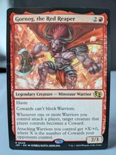 MTG Gornog, the Red Reaper #49 NM J25 Foundations Rare NON-FOIL Red Goblin Anime picture