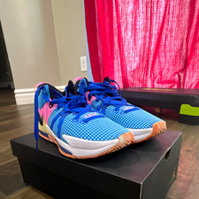 Nike LeBron Witness 7 Hyper Royal Pink Men’s Low Top Mesh Sneakers DM1123-400 picture