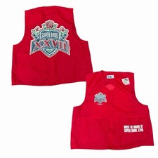 Vintage Super Bowl XXVII 1993 Rose Bowl Buffalo Bills vs Cowboys Access Vest picture