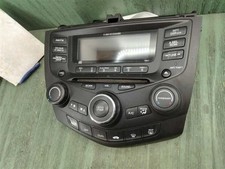 2004-2007 Honda Accord Radio AM FM Climate Control Temperature Panel Sdn 6 Disc picture